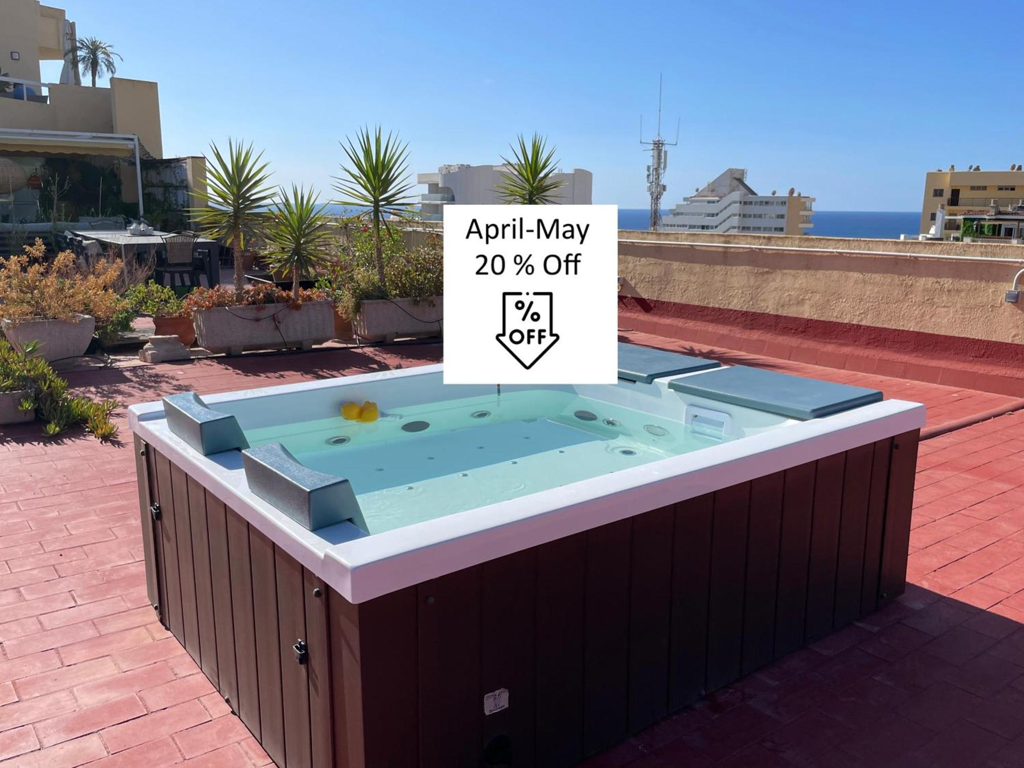 550 M2 Luxury Penthouse - Jacuzzi, Golf & Beach Benalmadena Exterior photo